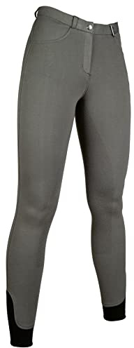 HKM Kate Culera Full Silicona Pantalones de Montar para niñas Verde Oliva 9/10 años