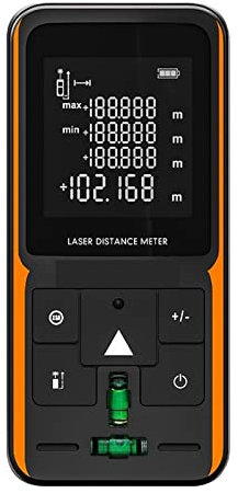 Digital Laser Tape Measure 50M Laser Rangefinder Accurate Distance Meter Construction Roulette Laser Range Finder