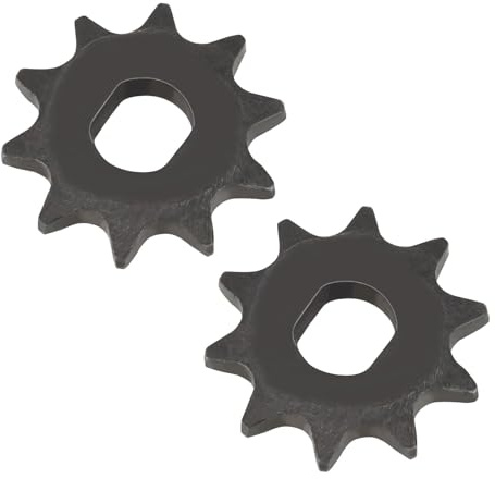 SG Store 2pcs T8F Moteur Pignon Moteur Synchronisation Pignon Moteur 10 Dents Chaîne pour Scooter Électrique Voiture de Tourisme 8x10mm