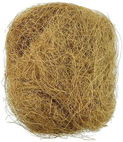 Fibre de Coco pour Oiseaux, 100 g, litière Confortable pour Petits Oiseaux et Animaux, matériau de Nourriture pour nid, idéal pour la Construction de nids et Les cachettes