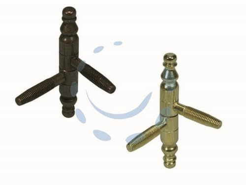 10PZ CERNIERE ANUBA BAROCCO IN ACCIAIO - ? mm.11 mod.131 (E.00131.11.03) ott.verniciato