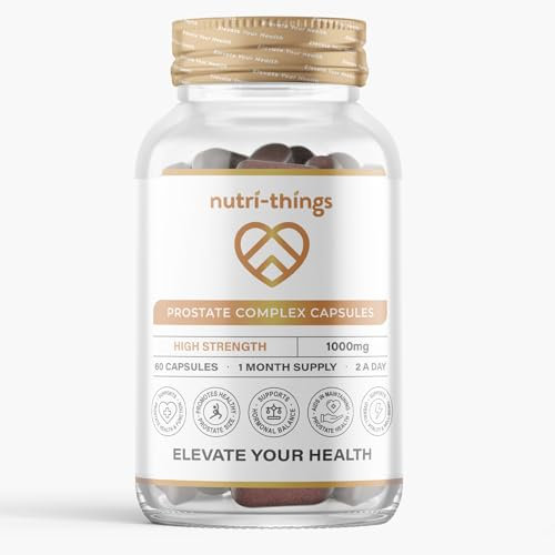 Prostate Complex Capsules - Ultra Prostate Formula with Pumpkin Seed & Stinging Nettle, Supports Prostate Health & Hormonal Balance, Non-GMO, Gluten-Free, 60 Capsules, 30-Day Supply