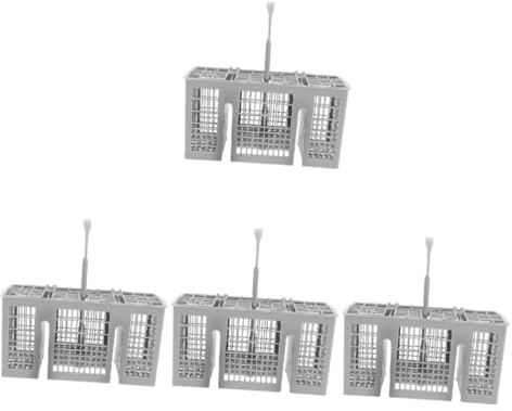 jojofuny 4piezas Cesta De Cubiertos Para Lavavajillas Organizador De Utensilios Soporte Práctico y Duradero Para Espacio Cocina Compatible y
