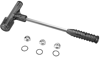 siduytin Kulavdragare Hammare med tre uppsättningar Handverktyg Säkerhet Praktisk Heavy Duty Multifunktionell reparationsverkstadsutrustning, Svart