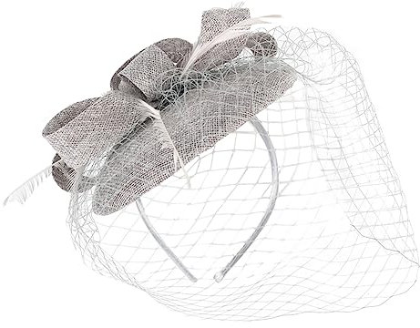 GAROZATION Tea Party Mesh Fascinator Haarschmuck Damen Stirnband Elegantes Banquet Kopfschmuck Leichtes Netzband Für Hochzeit Und Tanzveranstaltungen