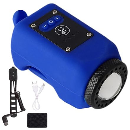 Clacson per bici con allarme forte, clacson per bici elettroniche | Design impermeabile per clacson per bici da 110 dB | Campanelli d'allarme Campanello elettronico multifunzionale per bici da strada