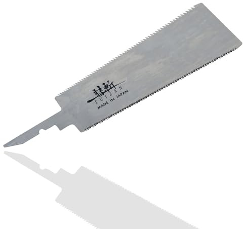SUIZAN Lame de rechange pour Ryoba Scie japonaise à double tranchant 210mm | Professionnelle Ébénisterie Menuiserie Charpente Meuble Bricolage Coupe longitudinale transversale Outils japonaises