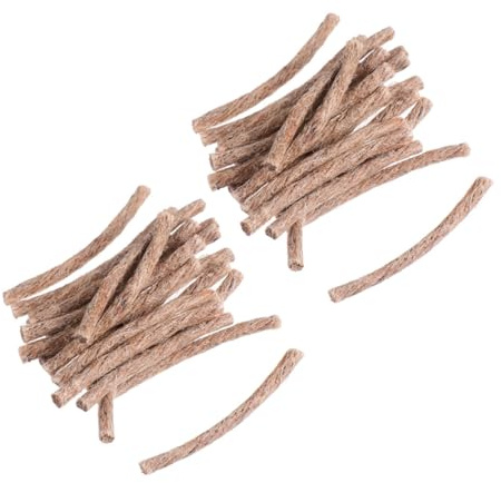 DECOMELODY 30piezas Cuerdas Ignífugas Portátiles para Camping Resistentes Al Viento para Iniciación De Fuego Exteriores Accesorio Práctico para Campamento