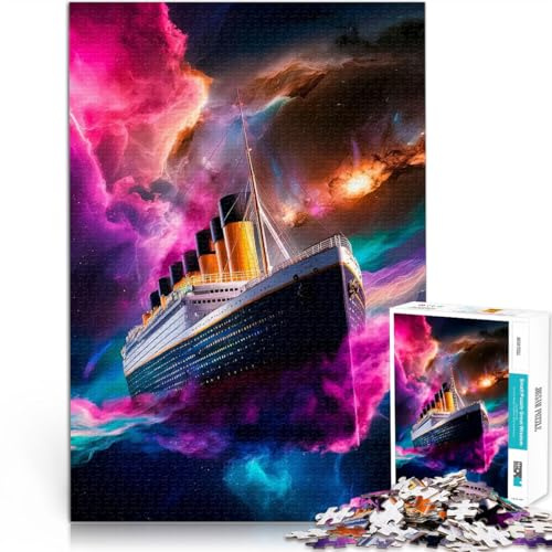 Puzzle für Erwachsene 2000 Teile Kosmische Titanic Aus Karton，ab 14 Jahren Antistress Schwierige Herausforderung Schenkung von Kunstwerken。Größe：70x100cm/27.5x39.3Zoll