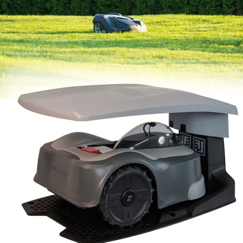 Tondeuse à gazon robot sans fil de délimitation 0,6 acre / 10 890 m², contrôle automatique par application de tondeuse à gazon avec programme, auto-charge, connexion Wi-Fi Bluetooth, coupe à bord, 6