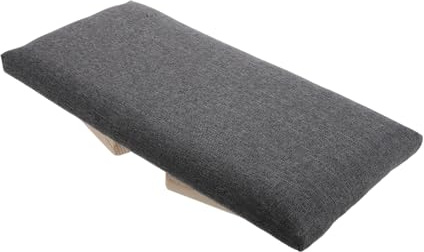 ifundom Klappbarer Holzhocker Faltbar Sitzbank Aus Massivholz Knieschutz Meditationsbank Tragbarer Bodenstuhl Für Meditation Yoga Und Gebet