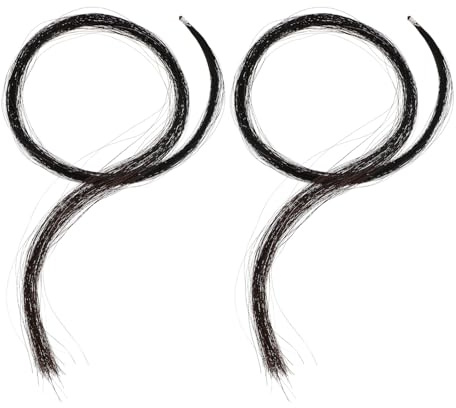 DECORNIJIA Archet de Violon Crin de Cheval Premium Cheveux Longs pour Réparation Archets Violon et Alto Remplacement et Prêt à Emploi