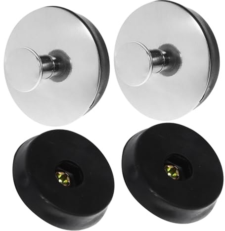 VALICLUD 4pcs Bathroom Sink Plug Stainless Steel Drain Stoppers with Residue Filter for Washbasin Basin Bathtub Drainage and Stylish Water Drain Covers