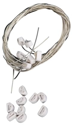 Pro-Grade Classical Guitar Nylon String Set With Locking Bridge Beads - Smooth Feel & Concert-Level Sound Classical Guitar Nylon Strings With Bridge Beads