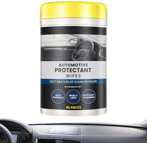 Generic Leather Wipes | 40 Pack Quick Cleaning Supplies | Wipes for Vehicle Interior Vehicle Convertible Truck Seat Roof Tires Paint