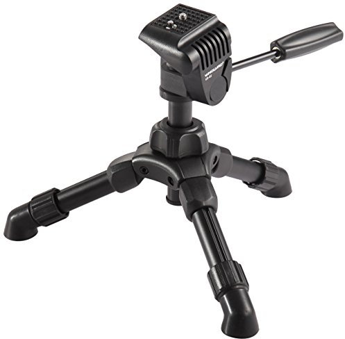 Vangard Trépied de Table Profil 20 mm Hauteur Maximum 25 cm VS-82 Noir