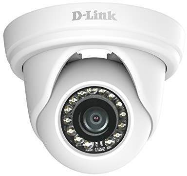 D-Link Vigilance Full-HD Mini Dome Camera, White (DCS-4802E)
