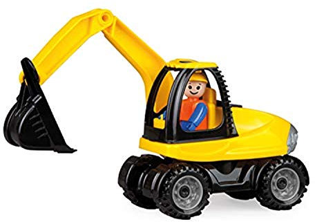 Lena 01621 - Truckies Bagger, stabiles Baustellen Fahrzeug ca. 25 cm, Bunt