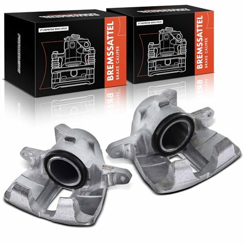 Frankberg 2x Bremssattel Bremszange Vorderachse Links Rechts Kompatibel mit Golf II III IV J.e.t.t.a II P.a.s.s.a.t Polo S.c.i.r.o.c.c.o Ibiza Inca Toledo C.a.d.d.y Replace# 357615124A