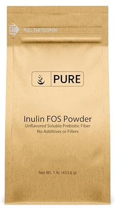 Pure Original Ingredients Inulin FOS Powder (1 lb) Always Pure, No Fillers Or Additives, Lab Verified