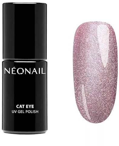 NEONAIL Nagellack, semi-permanent, Pailletten, 7,2 ml, UV-Gel, semi-permanent, Violett, Satin, Star, Nagellack, UV-Gel, Farbe Nail Art