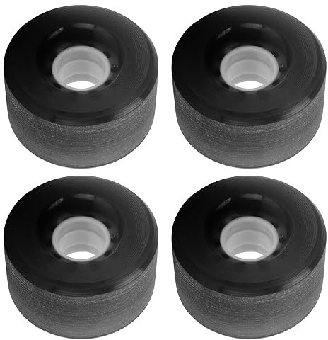 Skateboard Rollen, Cruiser Rollen 80A für Longboard Cruiser Rollen Ersatz (Schwarz)