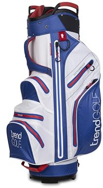 Golfbag trendGOLF Rainline Pro wasserdicht weiß/blau/rot
