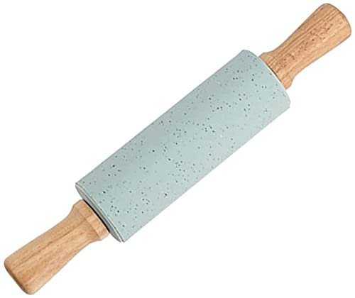 Mattarello in silicone Mattarello per gnocchi in legno Mattarello per pasta per la casa Rullo da forno per la casa Bastone per rotolare Rulli per pasta da cucina fai da te