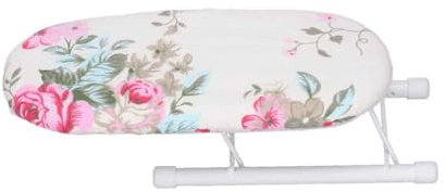 HACSYP Tabla de Planchar de sobremesa pequeña, Tabla de Planchar Plegable de Viaje, pequeña y compacta, portátil, for Costura, Sala de Manualidades, Dormitorio doméstico