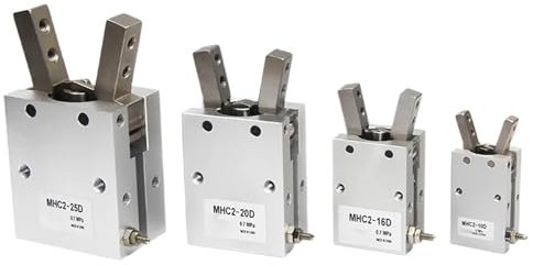 MHC2-10D MHC2-16D MHC2-20D MHC2-25D Winkel Stil Doppel Wirkenden Luft Greifer Standard Pneumatische Zylinder 1Pcs(MHC2-20D)