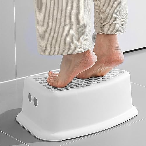 Marche Pied Toilette | Tabouret De Toilette | Marche Pied WC | Tabouret De Pot De Salle De Bain | Marchepied De Salle De Bain Antidérapant | pour Enfant, Adultes Et Seniors
