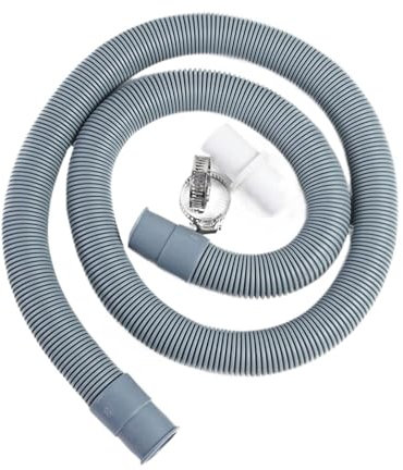 GCYEIDMA Washing Machine Hose Universal Washing Machine Dishwasher Drain Waste Hose Extension Pipe Kit 3/2/1M Home Bathroom Accessory(1 Meter)