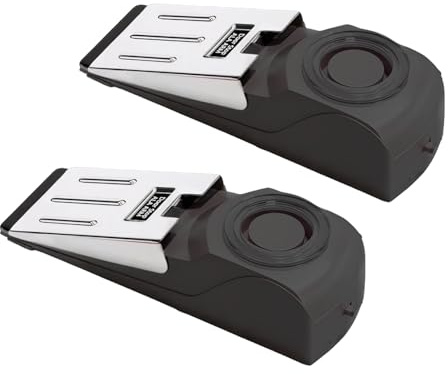 Mengshen Tragbarer Türsicherheitsalarm 120 dB Notfallalarm, 2 Pack