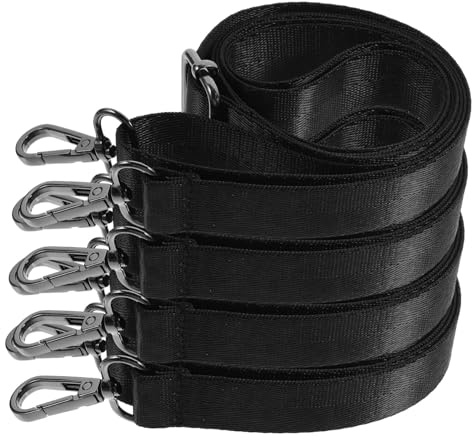 VICASKY Elastische Pferdedecken Beinriemen 4 Stück Verstellbar mit Metall Schnappverschluss Strapazierfähig für Reiter und Pferdehaltung