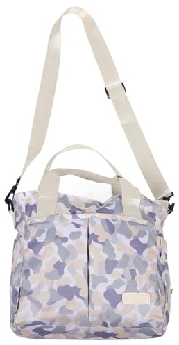 Gogogmee Babytasche mit Fächern für Mütter Reisetasche aus Canvas Kosmetiktasche für Schwangere Kliniktasche mit Organisation Tragetasche für Mama Unterwegs mit Nass-trocken-trennung