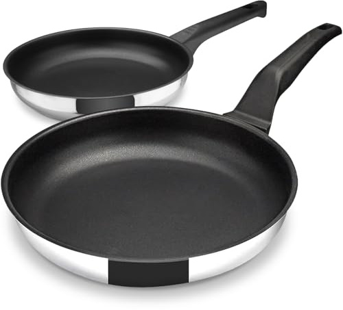 MAGEFESA Pack Sartén 22 cm SABOR + Sartén 28 cm COMTE | Acero Inoxidable