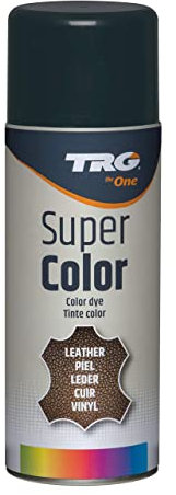 TRG The One Super Color, Sprühfarbe für Lederschuhe, Schwarz (317 Black), 400 ml