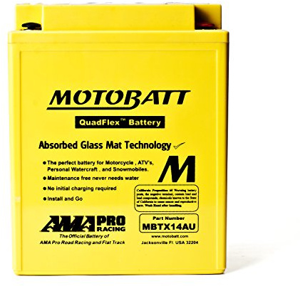 Motobatt Battery MBTX14AU