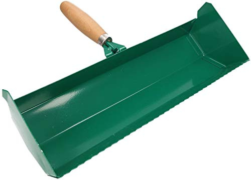 KOTARBAU Klebekelle 100 – 420 mm Holzgriff Plankelle Porenbetonkelle Gasbetonkelle Mörtelbettkelle Plansteinkelle Betonschaufel Rechteckzahnung