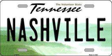 DOGT Metal tin sign 8x12 inch Nashville Tennessee Novelty Metal License Plate