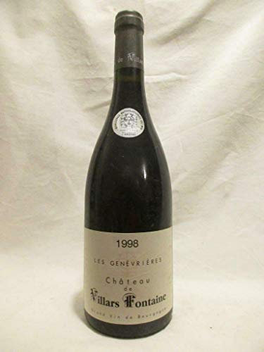 hautes côtes de nuits château villars fontaine les genévrières rouge 1998 - bourgogne