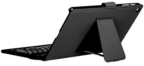 Silver HT - Funda con Teclado Bluetooth para Tablet Samsung Tab A 2019 de 10,1 (T510/T515) con función Soporte y Altos Acabados. Teclado QWERTY en español. Negro