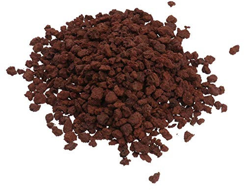 Balacoo 500G Aquarium Lava Felsen Fisch Tank Landschaft Stein Felsen Ornamente Filter Lave Steine Dekorationen Dark Red Rocks Dekorationen