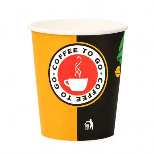 Inoverse Pappbecher 300 ml, 1000 Stück, Kaffeebecher to Go, 0,3 liter