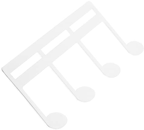 GOOHOCHY Tragbarer Notenhalter Metall Seitenclip Notenbuchklammer für Musikbücher Notenständer Kompakt Langlebig Geeignet für Klavier und Gitarre