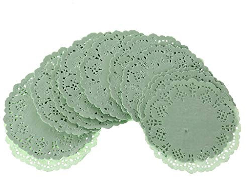 8,9 cm Spitzenpapier-Tischsets für Kuchen, Backen, ölabsorbierendes Papier, Pizza-Papiermatten, Dekoration, Papierdeckchen für Party, Hochzeit, Platzsets für Esstisch, 4 Stück, rund, 8 Stück,