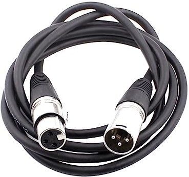 Vaguelly 10m Xlr Mikrofonkabel Strapazierfähiges Und Flexibles Male-female Kabel Für Audio Equipment Verbindung Für Mixer Und Lautsprecher Symmetrisch Und Geschirmt