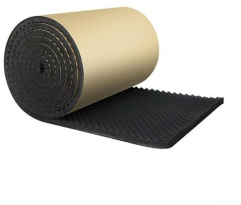 Acoustic Treatment Foam 50X100x2cm | Soundproof Padding Egg-Box | For Car Home Studio Theater Noise Reduction | Self-Adhesive Acoustic Foam Insulation