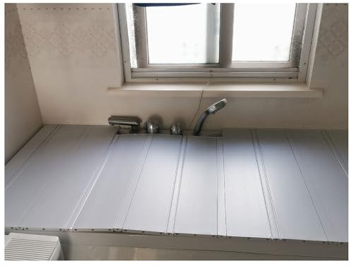 ShAzanz Bandeja Bañera Plegable Bandejas for Bañera Cubierta De Bañera Estante, 1,2cm Espesor Antipolvo Tablero De Polvo Cubierta Aislamiento Bañera for Baños Leche SPA Plegable(75x180x1.2cm)