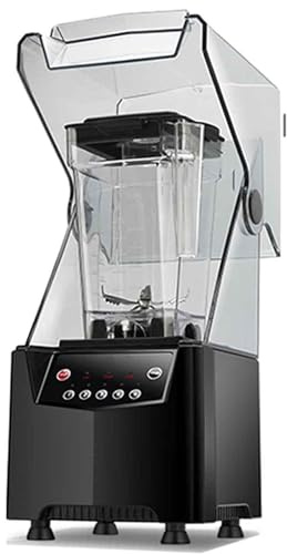 ZXINXIN Blender Smoothie Maker, Batteur sur Socle Commercial 2l avec Enceinte sonore, 5 préréglages, broyeur à Glace à Lame 17 000 TR/Min, Machine de Cuisson silencieuse silencieuse
